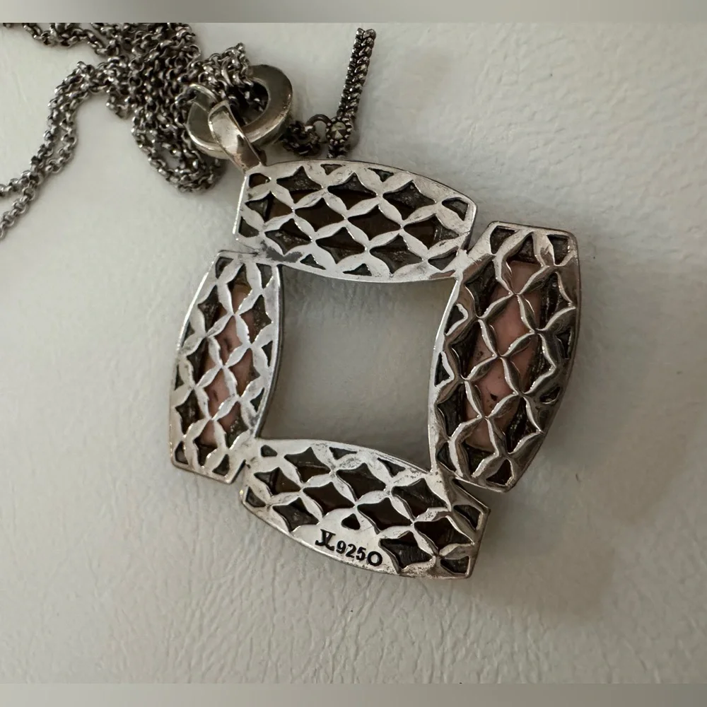 Unique Judith Jack Sterling Silver Necklace - Picture 3 of 5